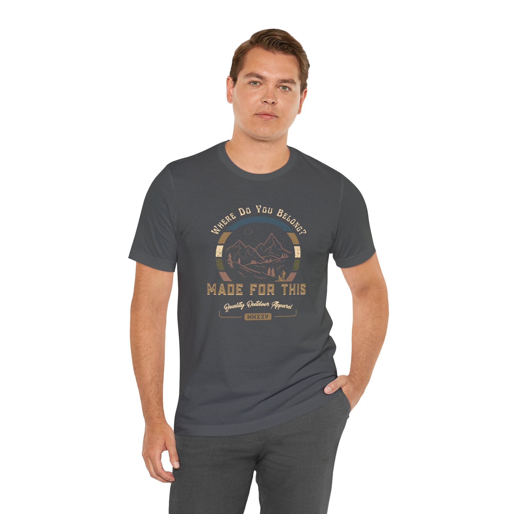 Adventure-Inspired Unisex Tee - Perfect for Nature Lovers, Gift for Hikers, Casual Wear, Outdoor Events, Travel Apparel