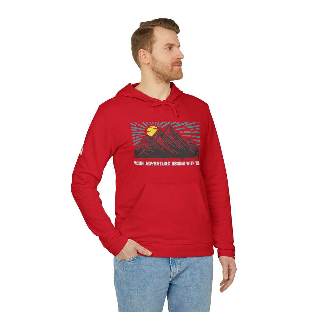 Your Adventure Begins With You Fleece Hoodie, Cozy Hoodie for Adventurers, Unisex Outdoor Sweatshirt, Casual Comfort Layer, Perfect Gift for [...]
