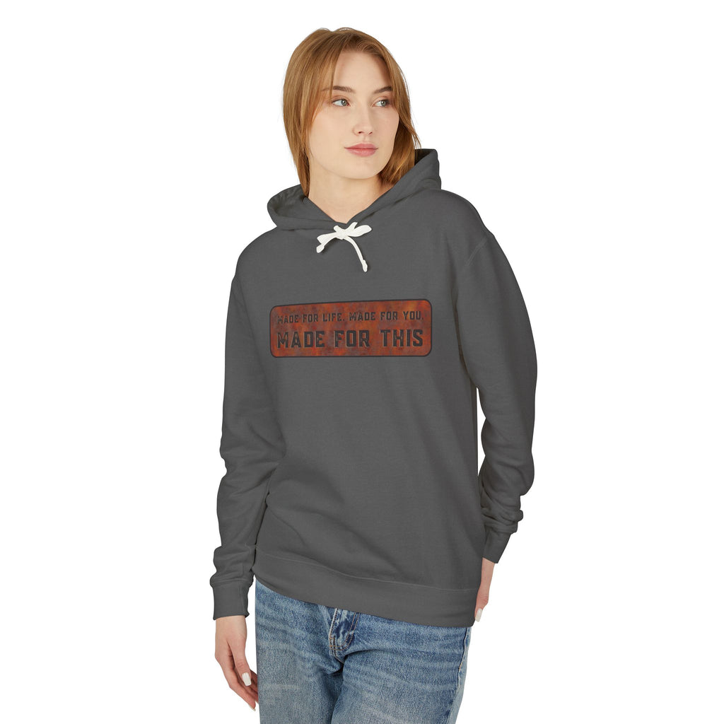 Made for This Unisex Lightweight Hooded Sweatshirt, Perfect for Gifts, Cozy Casual Wear, Everyday Comfort, Fall Fashion