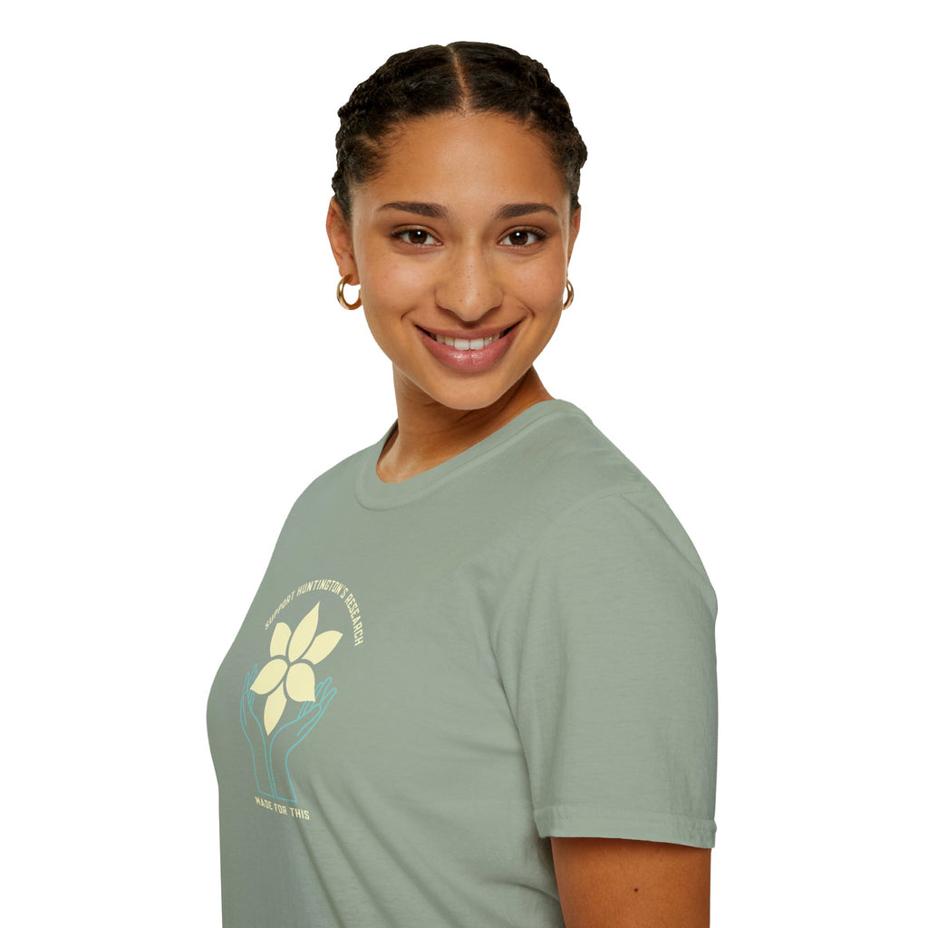 Support Huntington's Research | Made For This | T-Shirt, Softstyle Tee, Positive Vibes Apparel, Casual Wear