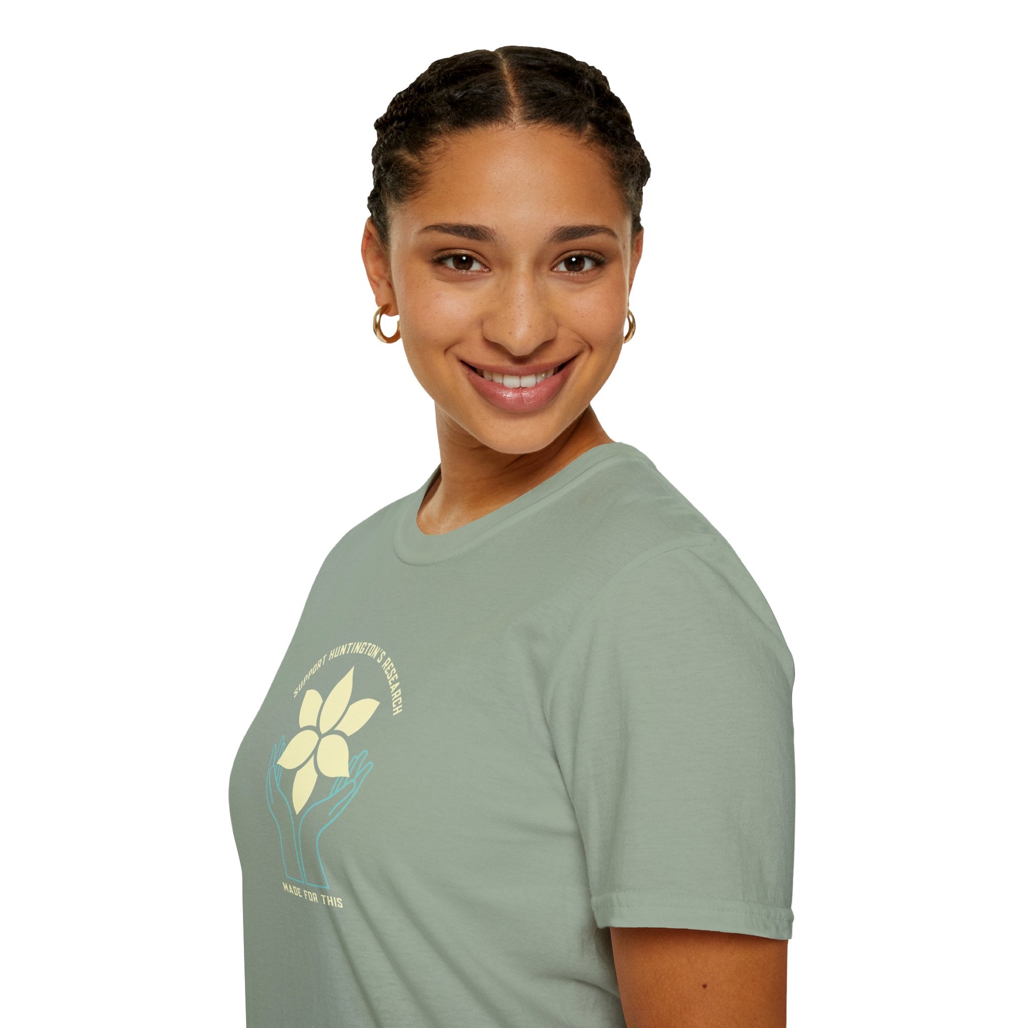 Support Huntington's Research | Made For This | T-Shirt, Softstyle Tee, Positive Vibes Apparel, Casual Wear