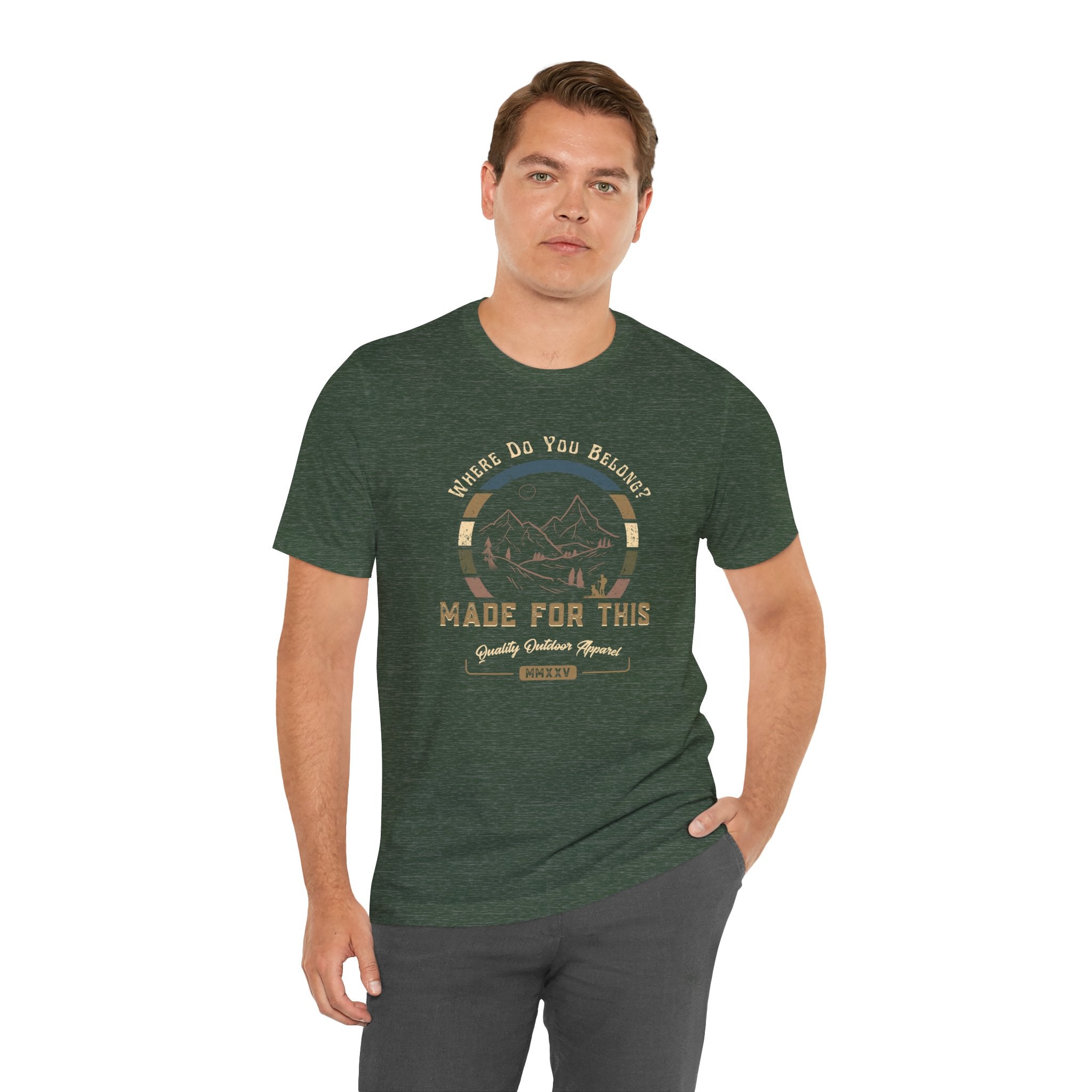 Adventure-Inspired Unisex Tee - Perfect for Nature Lovers, Gift for Hikers, Casual Wear, Outdoor Events, Travel Apparel