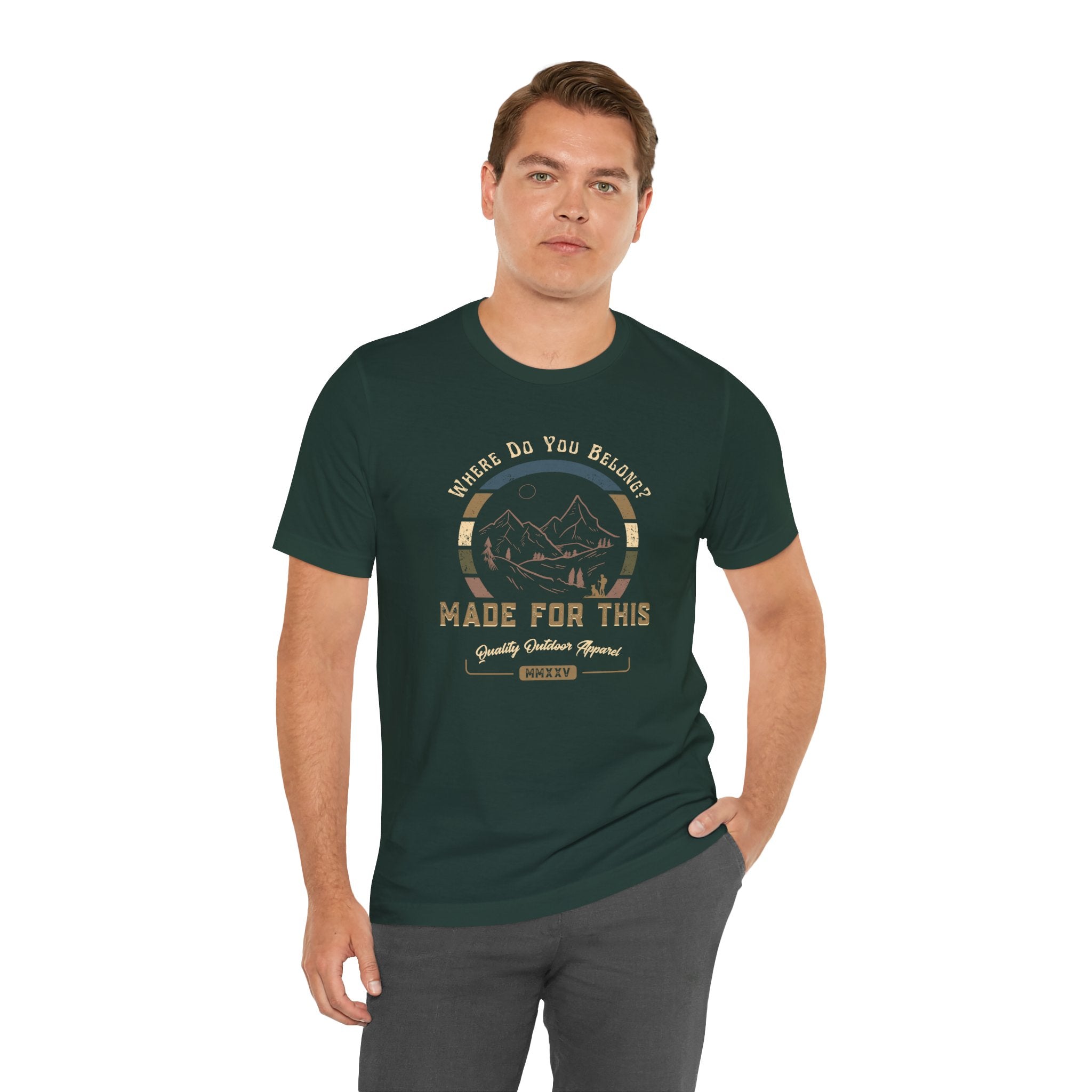Adventure-Inspired Unisex Tee - Perfect for Nature Lovers, Gift for Hikers, Casual Wear, Outdoor Events, Travel Apparel