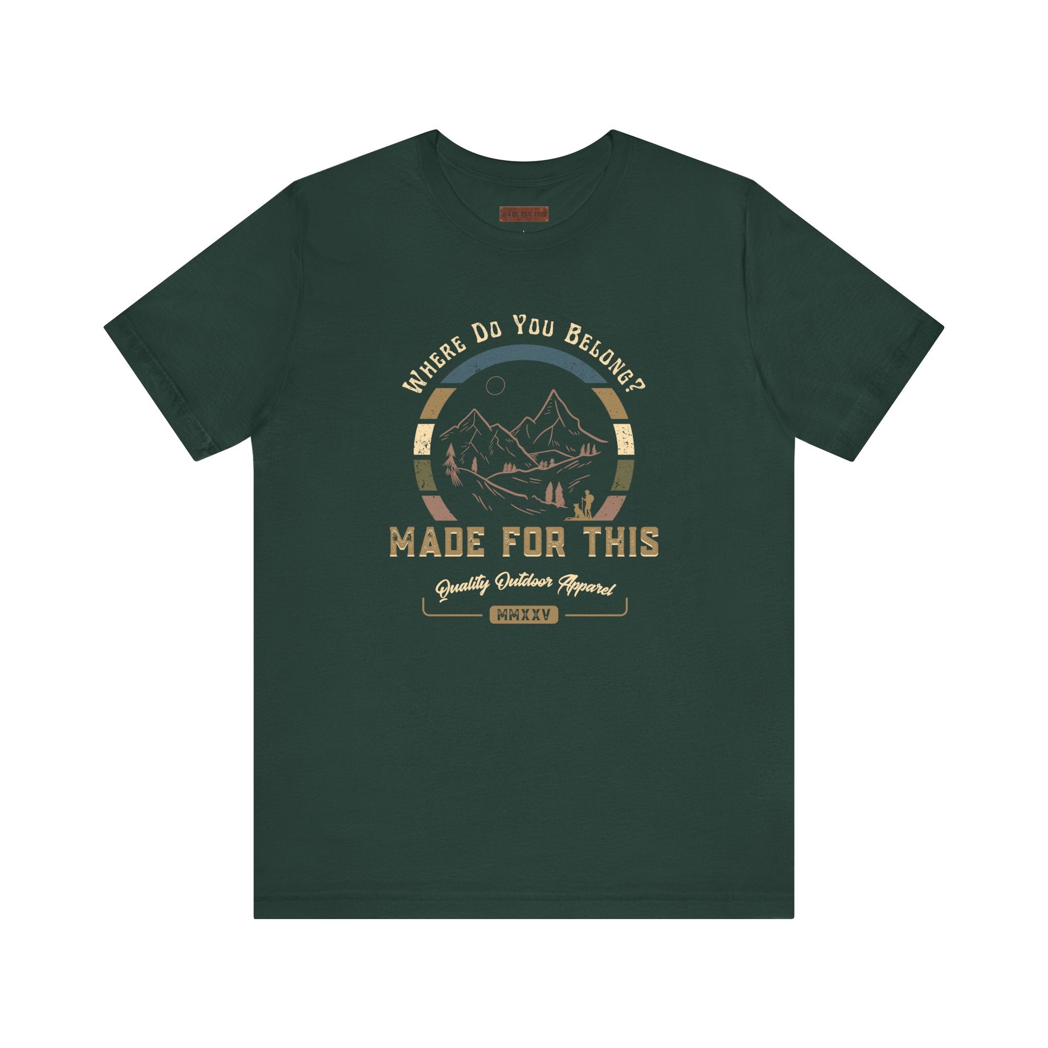 Adventure-Inspired Unisex Tee - Perfect for Nature Lovers, Gift for Hikers, Casual Wear, Outdoor Events, Travel Apparel