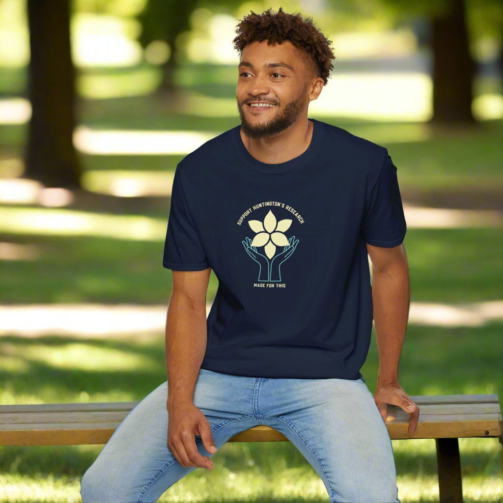 Support Huntington's Research | Made For This | Softstyle T-Shirt, Comfortable Tee, Gift for Friends, Casual Wear, Research Fundraiser