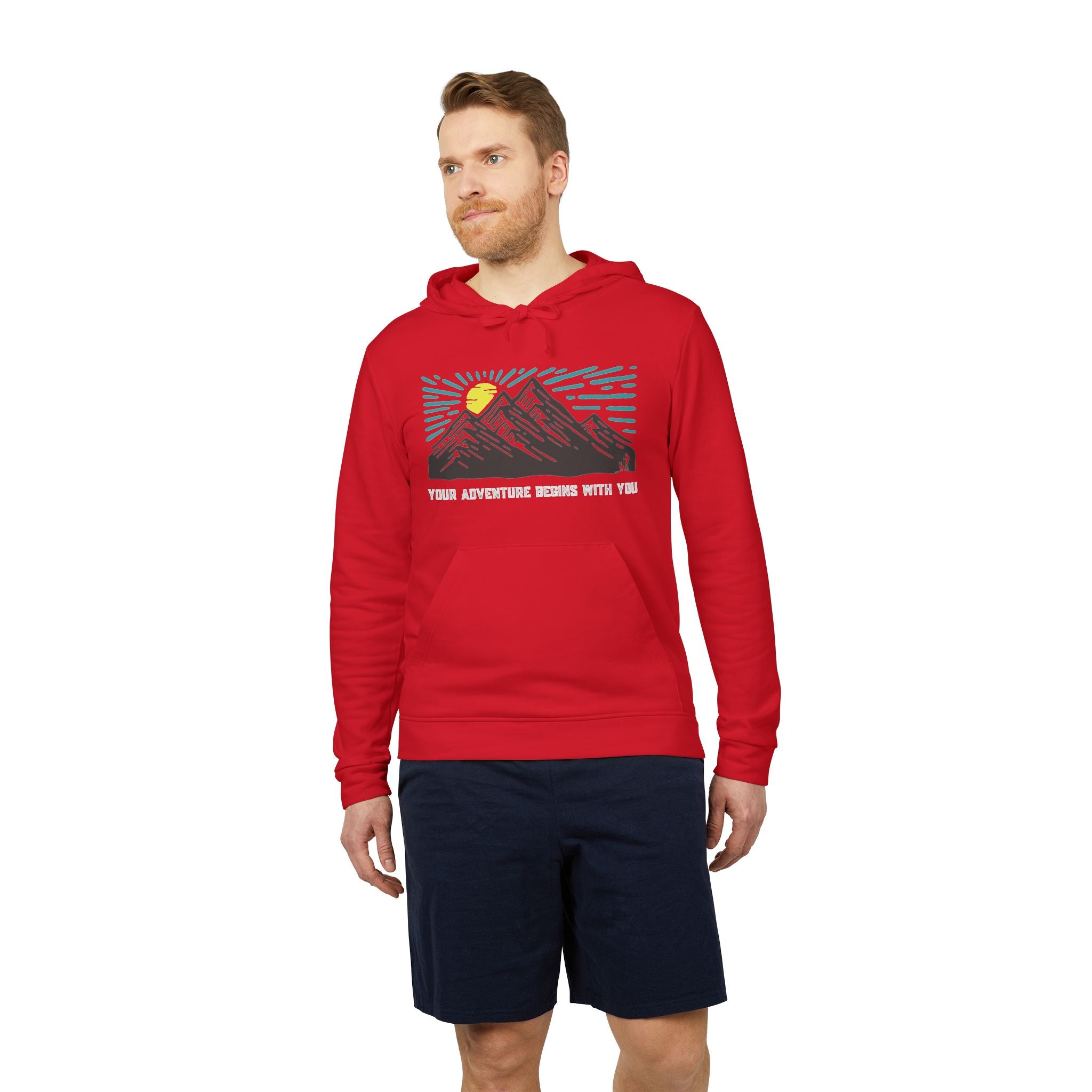 Your Adventure Begins With You Fleece Hoodie, Cozy Hoodie for Adventurers, Unisex Outdoor Sweatshirt, Casual Comfort Layer, Perfect Gift for [...]
