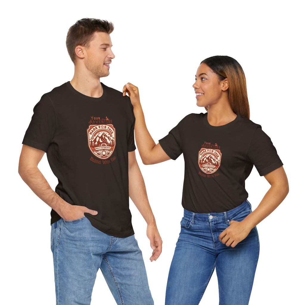 Your Adventure Begins With You Unisex Tee - Perfect for Outdoor Enthusiasts, Travel Lovers, Gifts, Summer Outfits, Adventure Gear