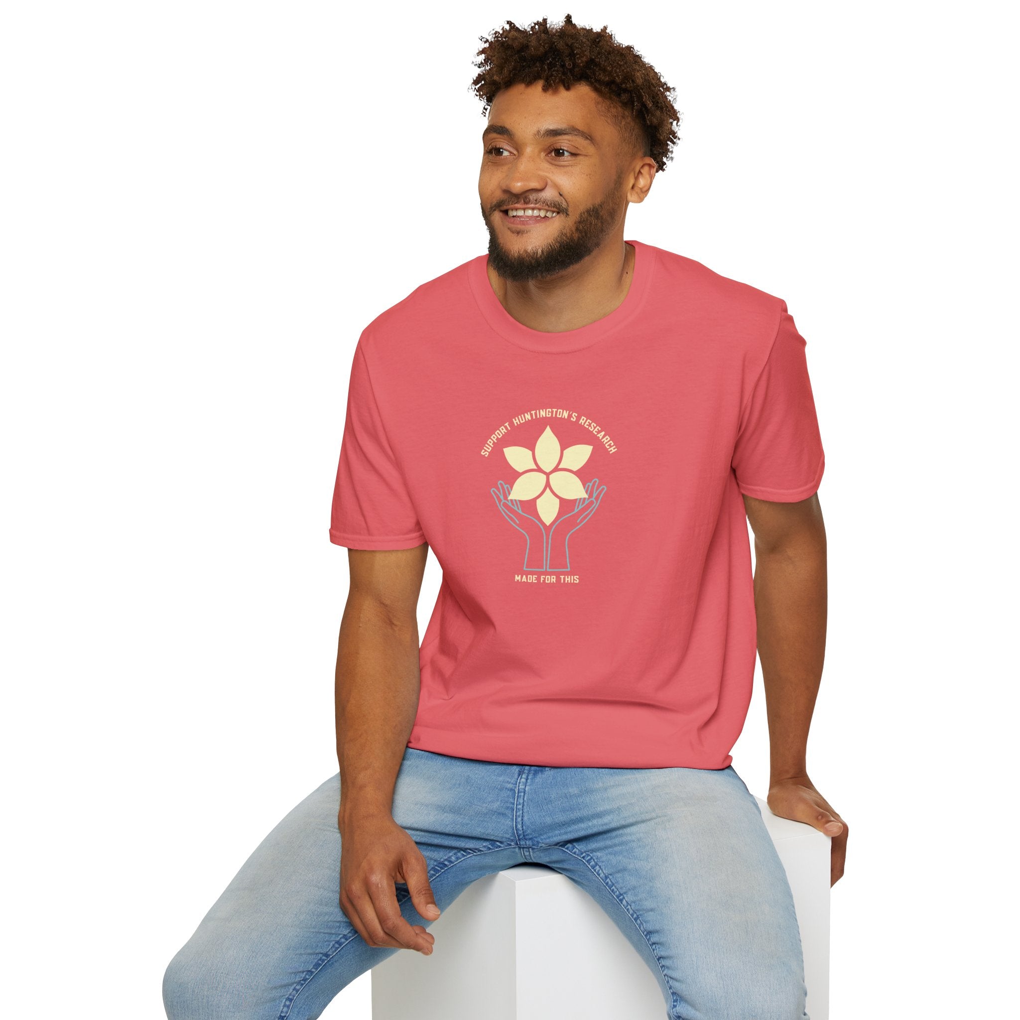 Support Huntington's Research | Made For This | Softstyle T-Shirt, Comfortable Tee, Gift for Friends, Casual Wear, Research Fundraiser