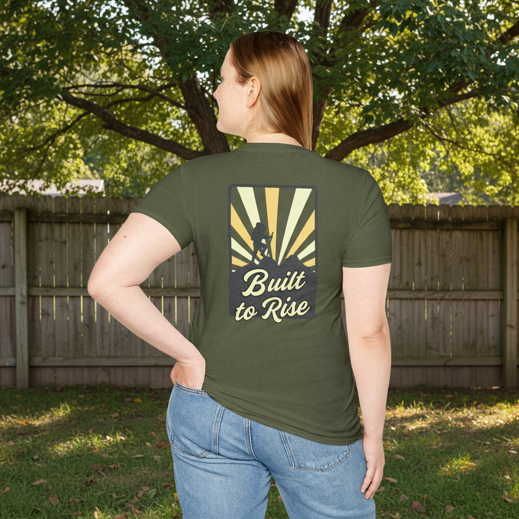 Adventure-Inspired Unisex Softstyle T-Shirt, Hiking Shirt, Motivational Quote Tee, Outdoor Enthusiast Gift, Travel Apparel, Unisex [...]