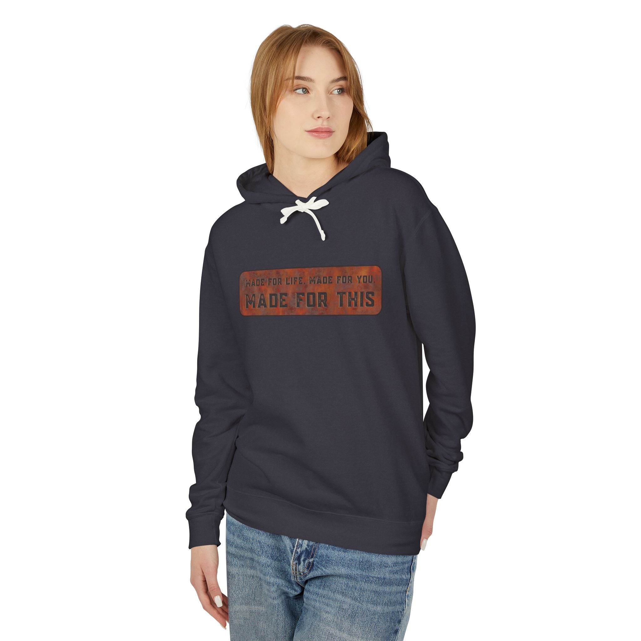 Made for This Unisex Lightweight Hooded Sweatshirt, Perfect for Gifts, Cozy Casual Wear, Everyday Comfort, Fall Fashion